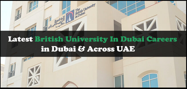 British University In Dubai Careers British University In Dubai Careers